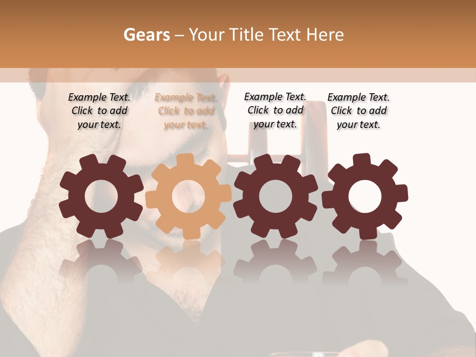 Glass People Alcoholism PowerPoint Template