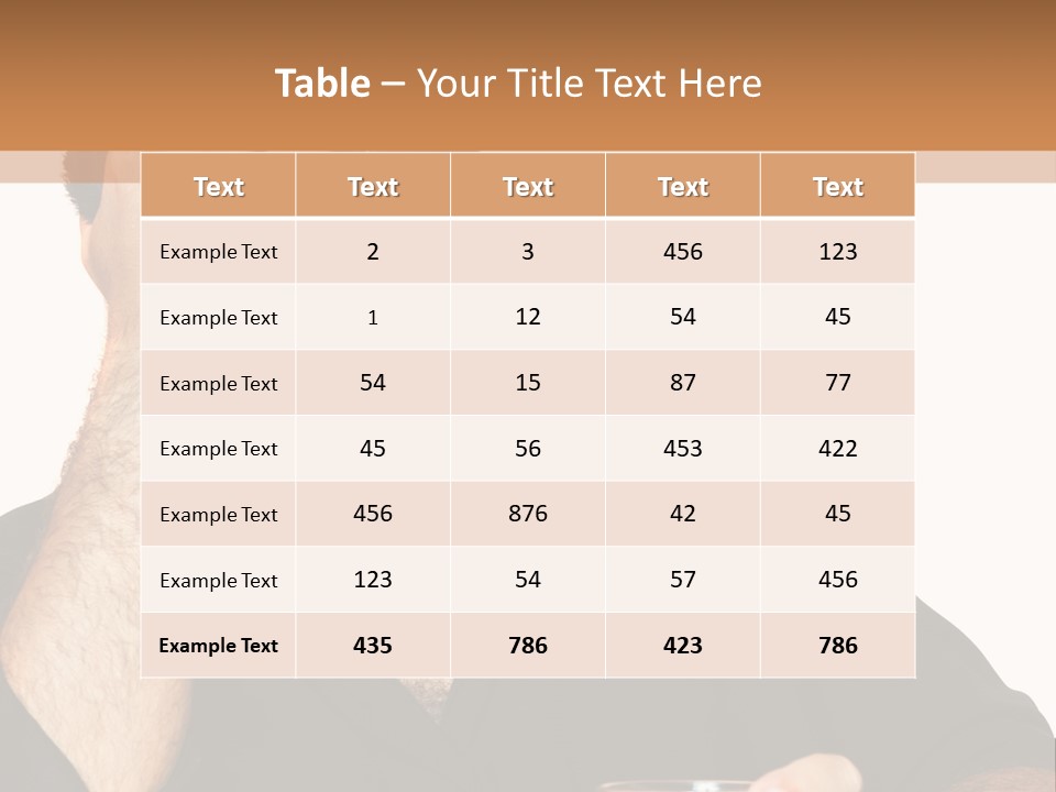 Glass People Alcoholism PowerPoint Template