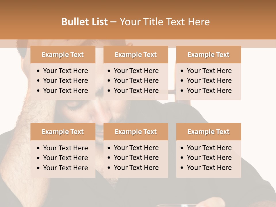 Glass People Alcoholism PowerPoint Template