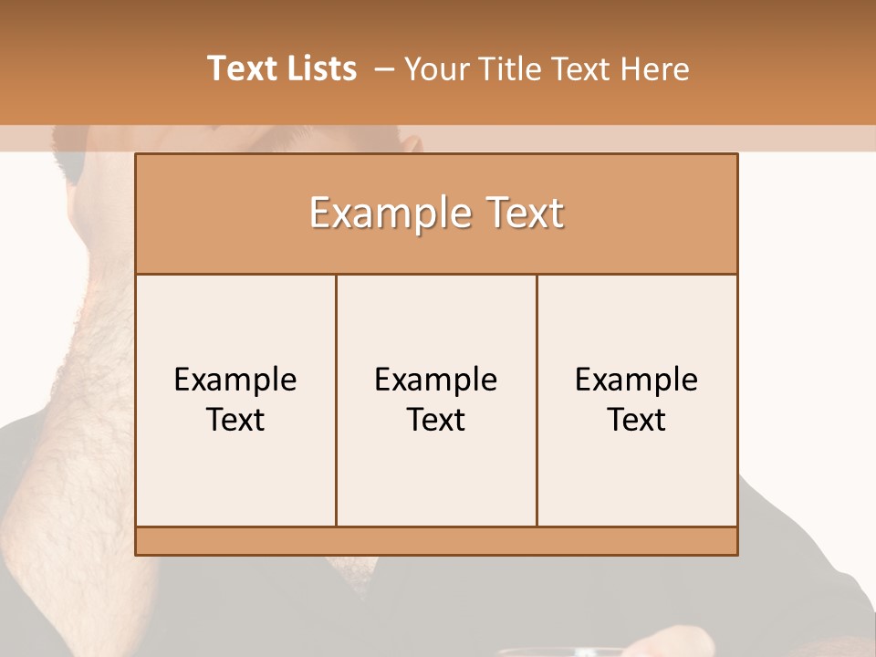 Glass People Alcoholism PowerPoint Template