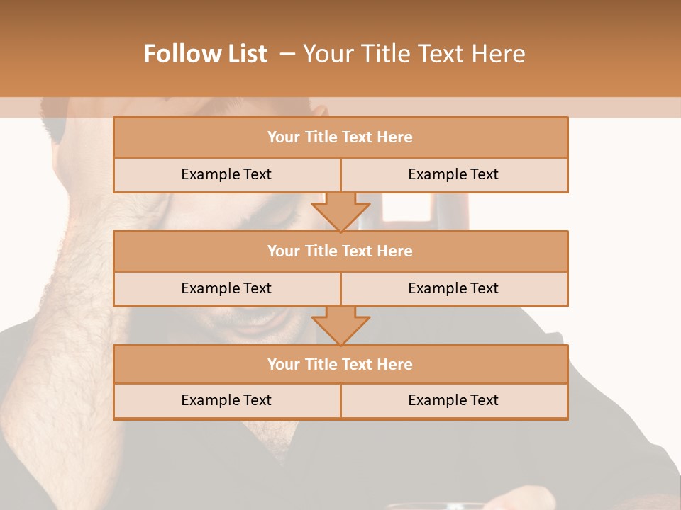 Glass People Alcoholism PowerPoint Template