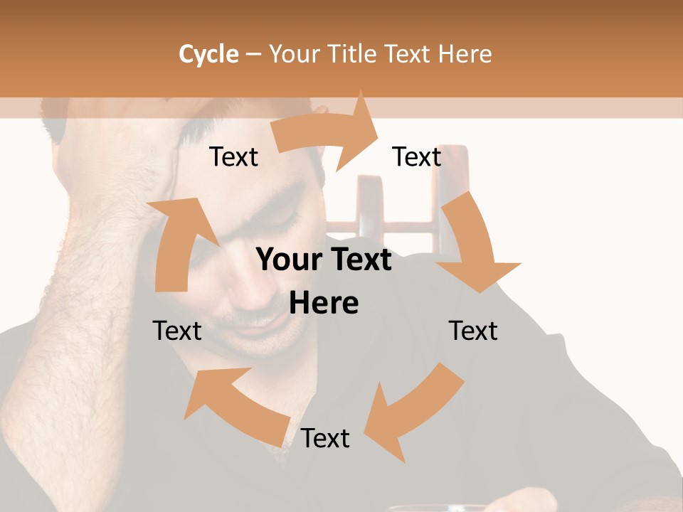 Glass People Alcoholism PowerPoint Template