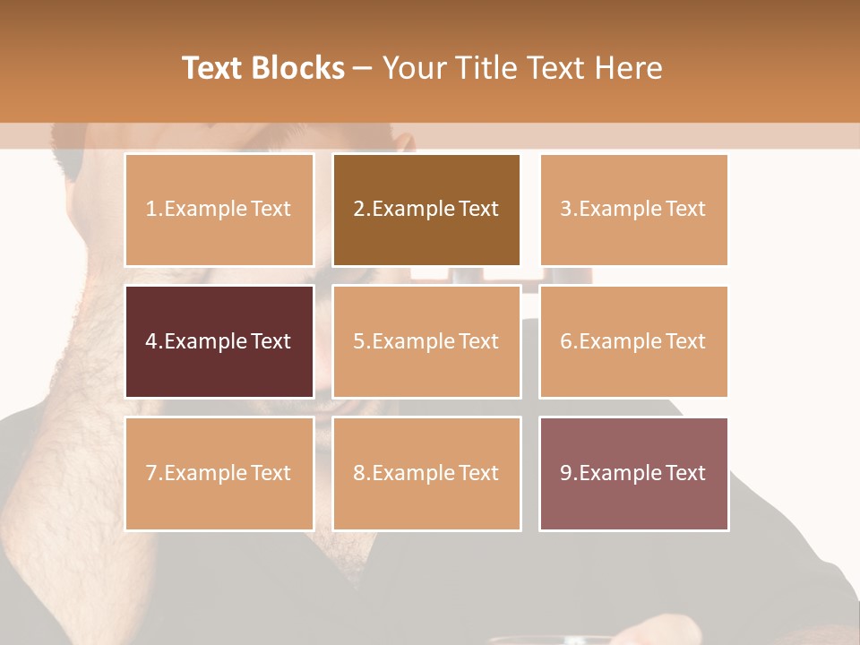 Glass People Alcoholism PowerPoint Template