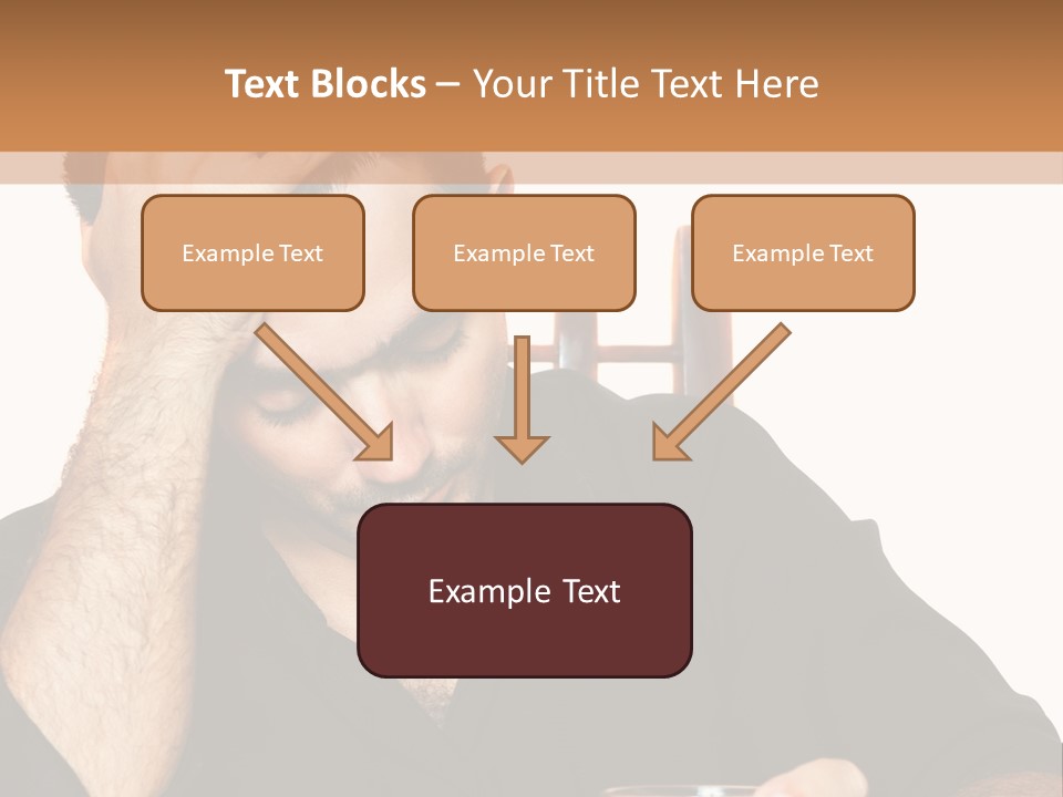 Glass People Alcoholism PowerPoint Template