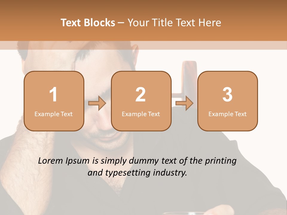 Glass People Alcoholism PowerPoint Template