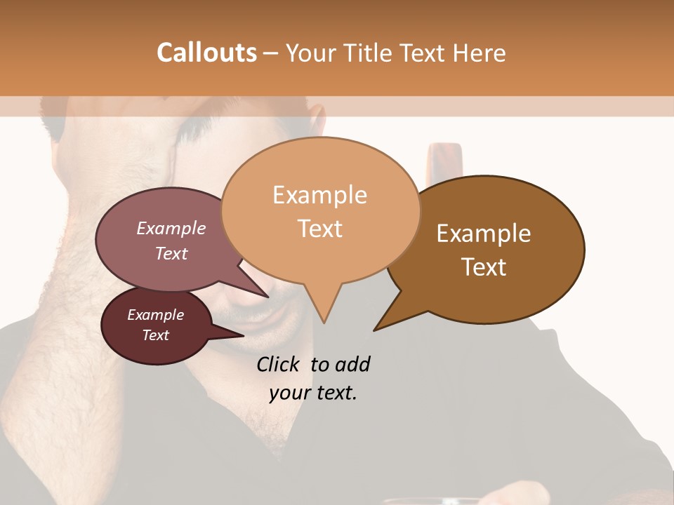 Glass People Alcoholism PowerPoint Template