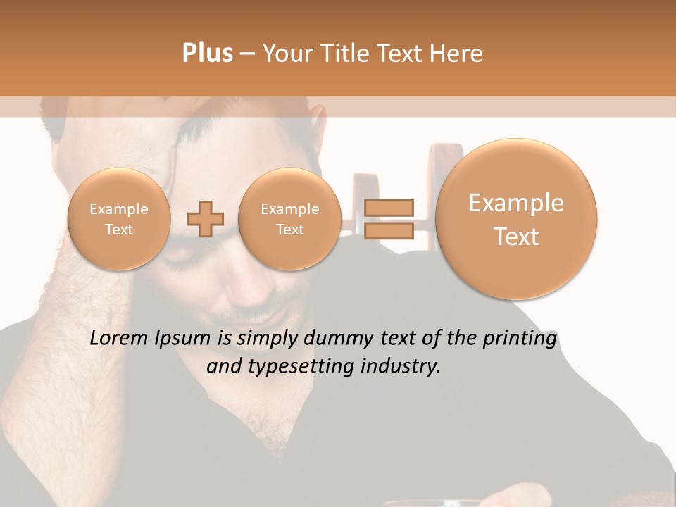 Glass People Alcoholism PowerPoint Template