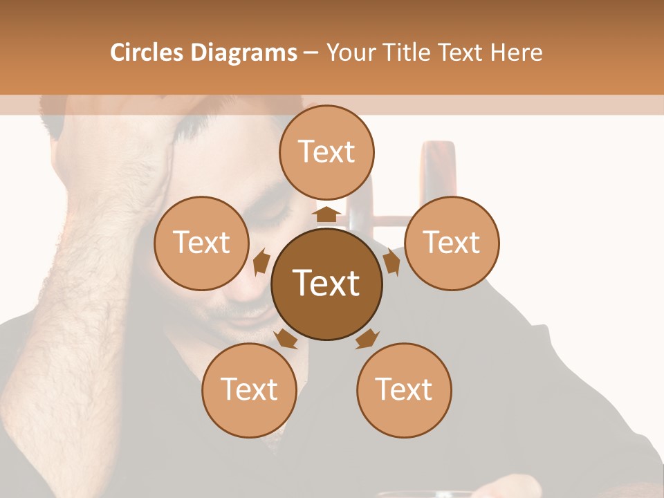 Glass People Alcoholism PowerPoint Template