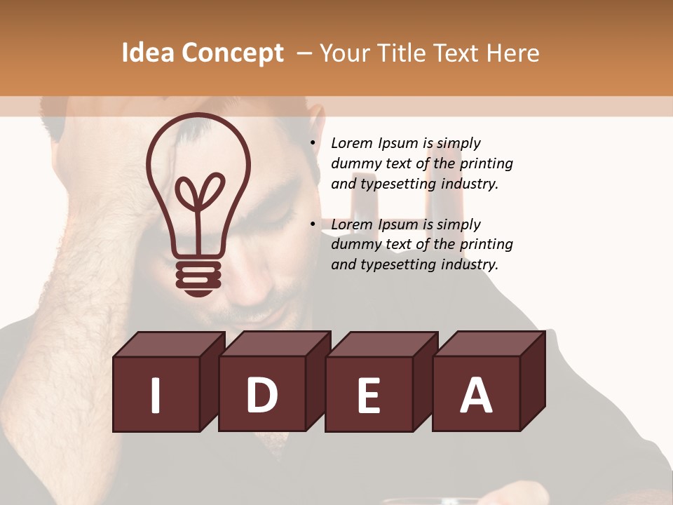 Glass People Alcoholism PowerPoint Template