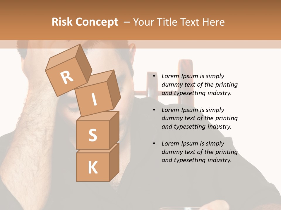 Glass People Alcoholism PowerPoint Template