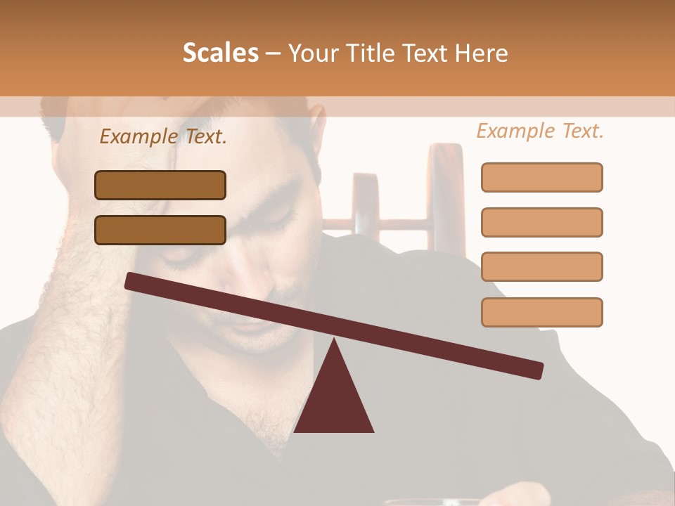Glass People Alcoholism PowerPoint Template