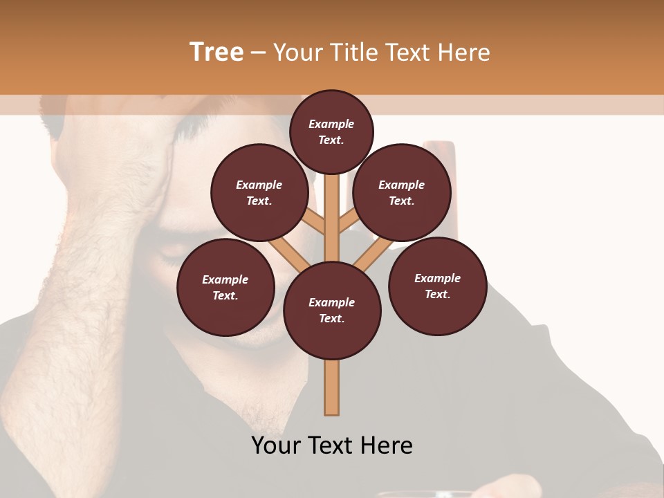 Glass People Alcoholism PowerPoint Template