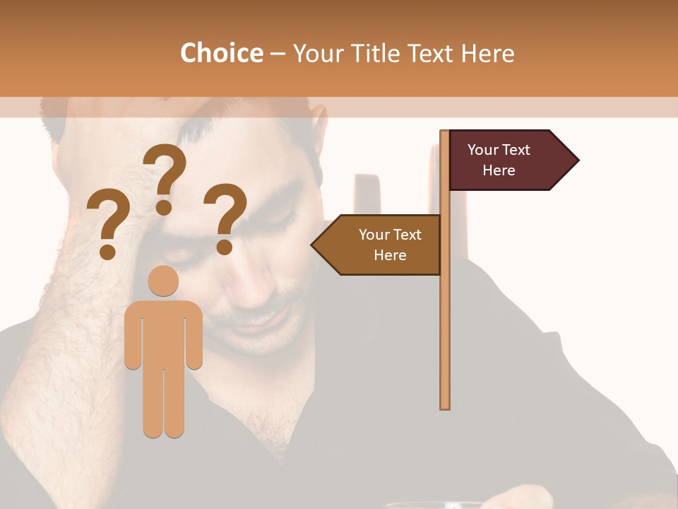 Glass People Alcoholism PowerPoint Template