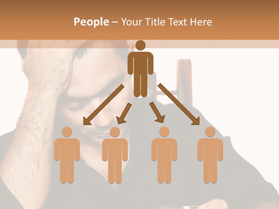 Glass People Alcoholism PowerPoint Template