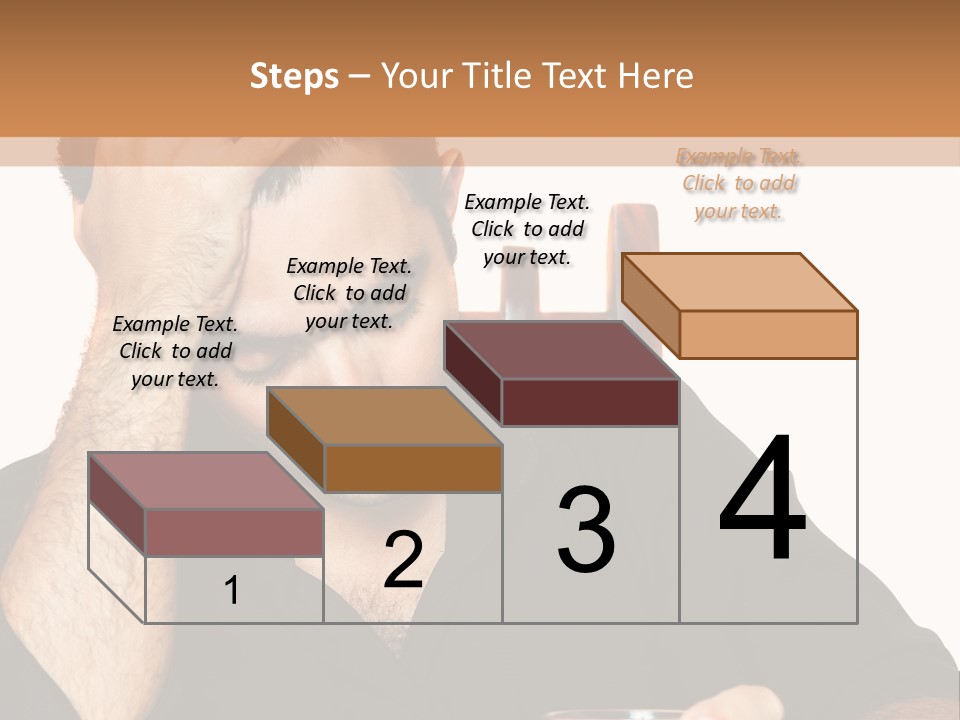 Glass People Alcoholism PowerPoint Template