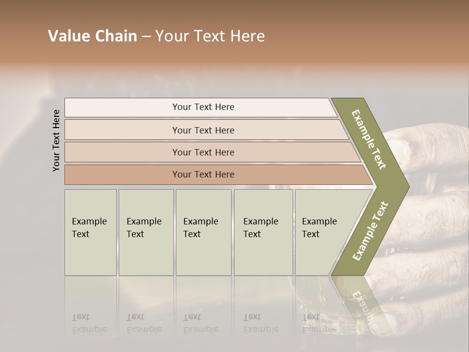 Sleeping Wasted Bar PowerPoint Template