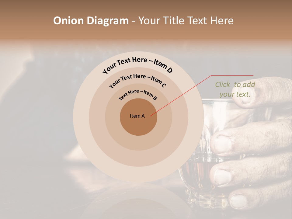 Sleeping Wasted Bar PowerPoint Template