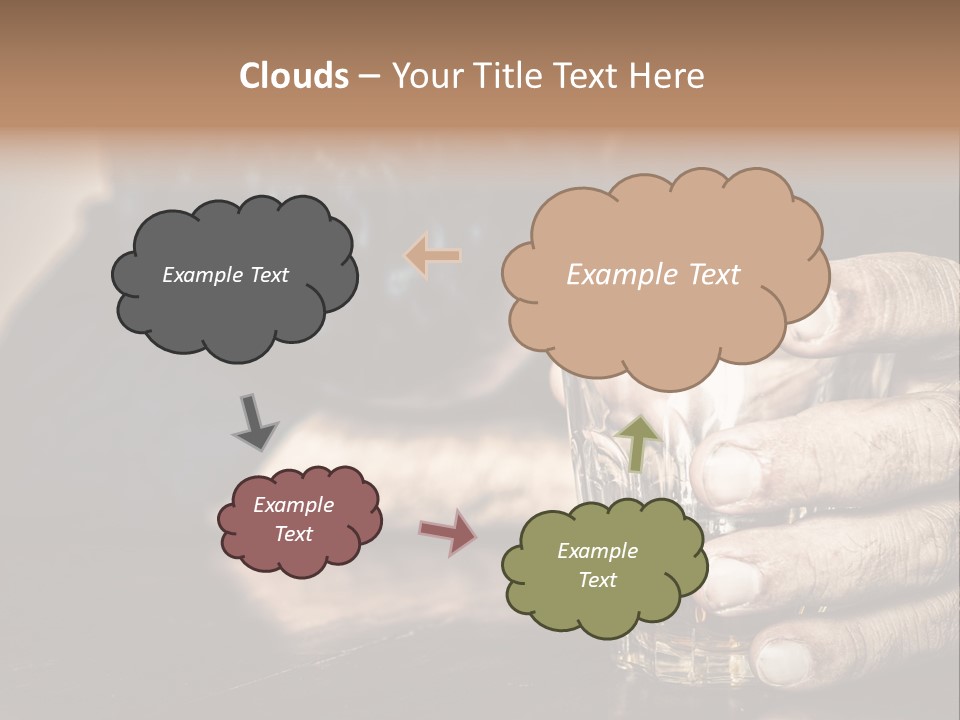 Sleeping Wasted Bar PowerPoint Template