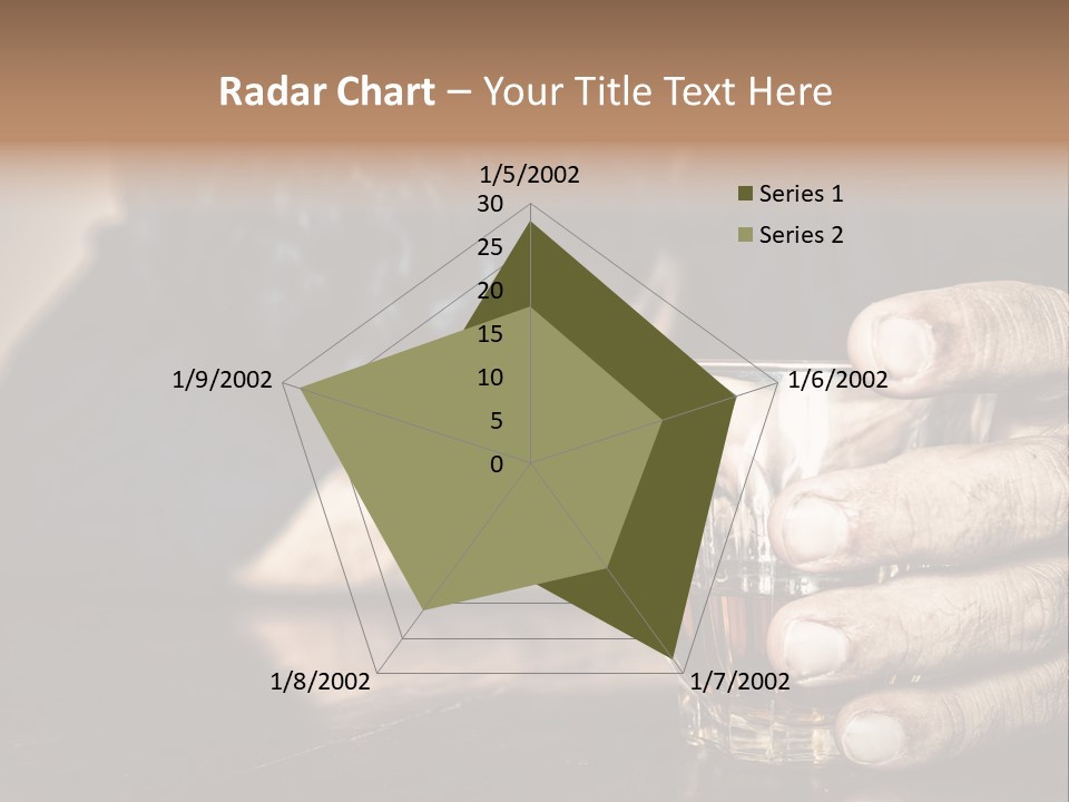 Sleeping Wasted Bar PowerPoint Template