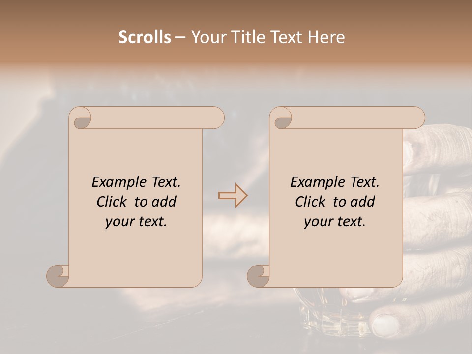 Sleeping Wasted Bar PowerPoint Template