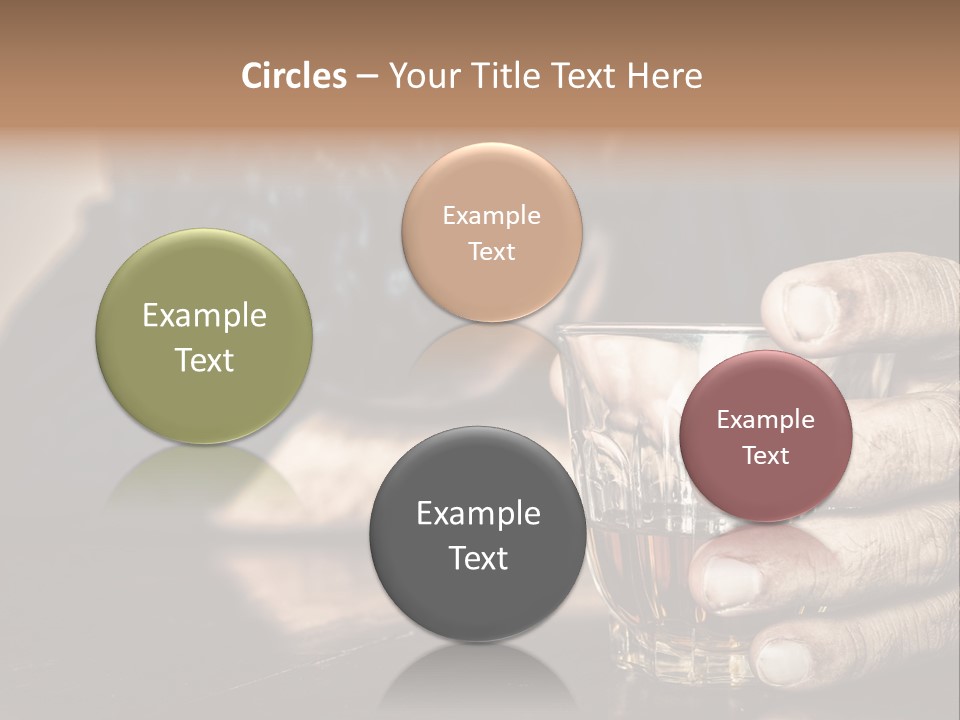 Sleeping Wasted Bar PowerPoint Template