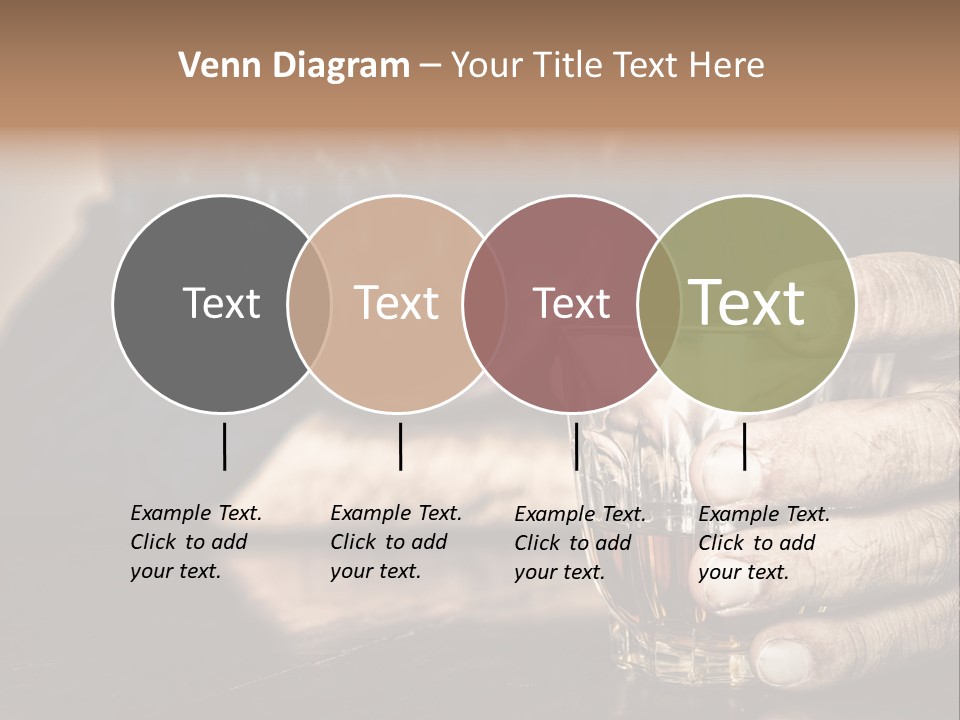 Sleeping Wasted Bar PowerPoint Template