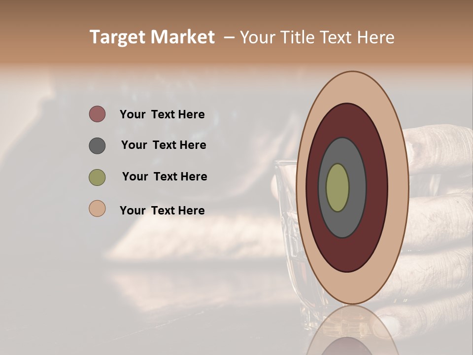 Sleeping Wasted Bar PowerPoint Template