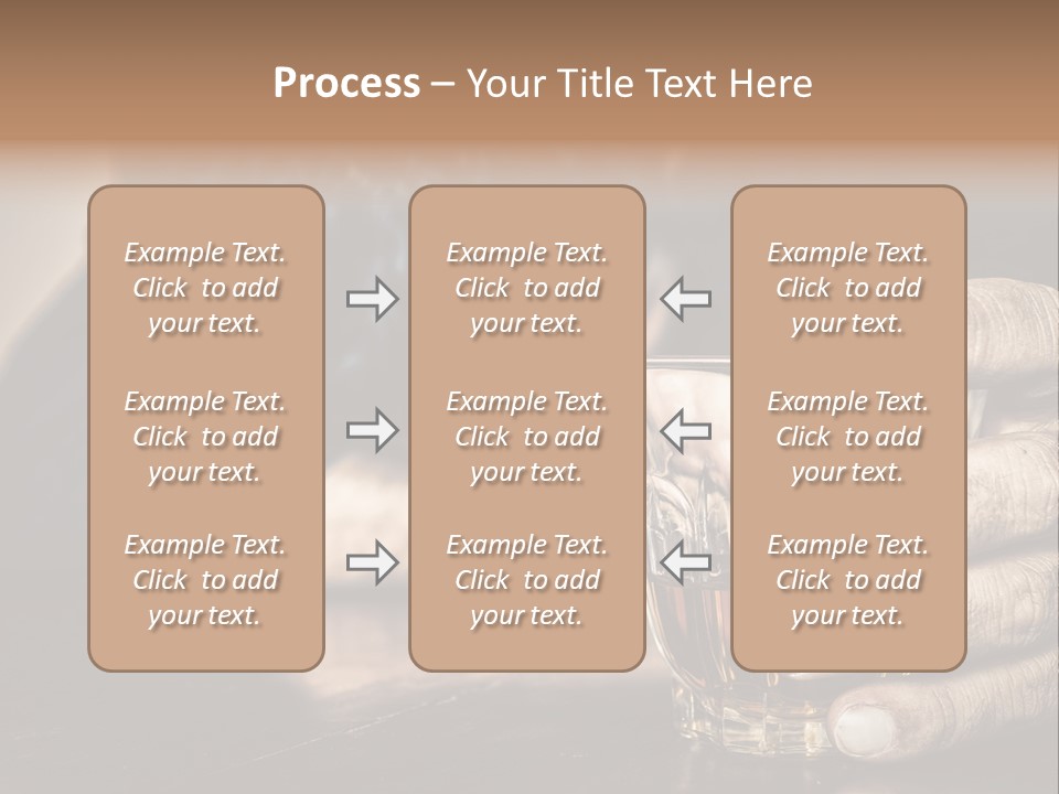 Sleeping Wasted Bar PowerPoint Template