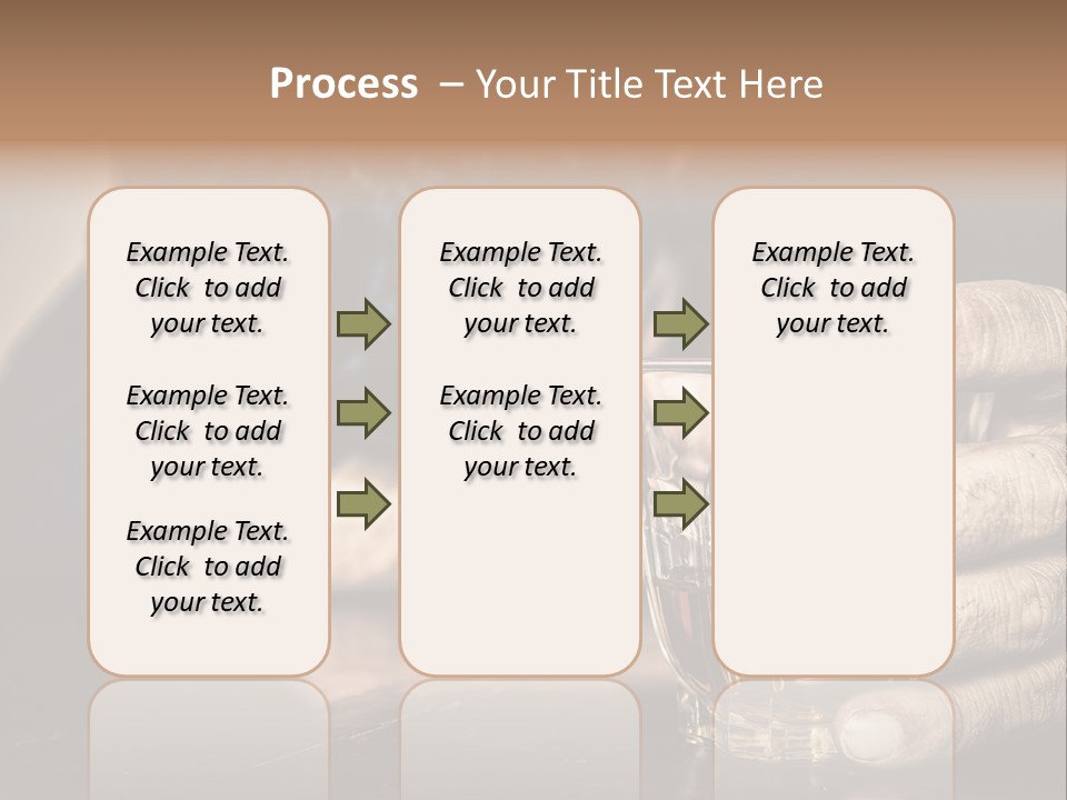 Sleeping Wasted Bar PowerPoint Template