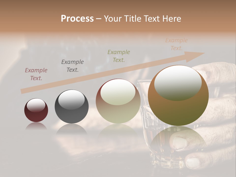 Sleeping Wasted Bar PowerPoint Template