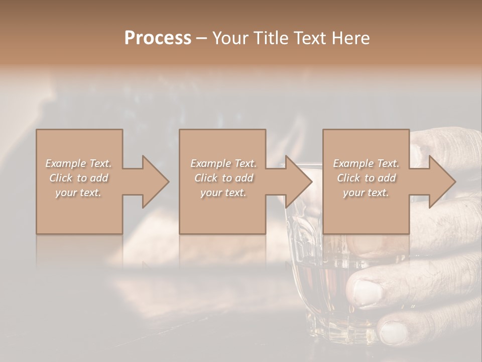 Sleeping Wasted Bar PowerPoint Template