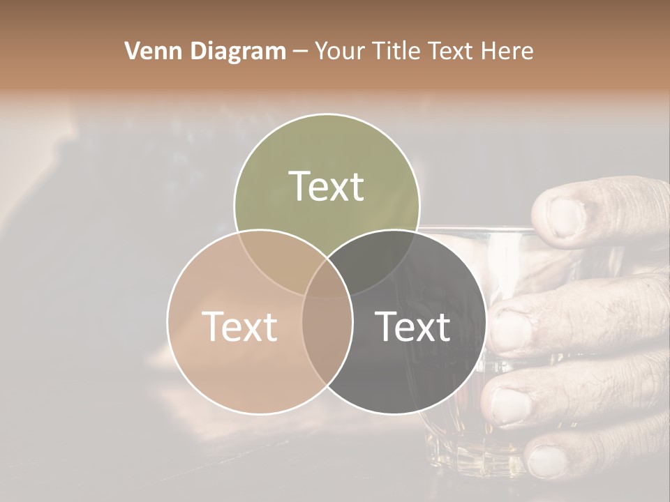 Sleeping Wasted Bar PowerPoint Template