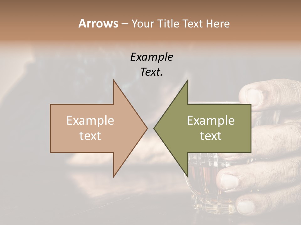Sleeping Wasted Bar PowerPoint Template