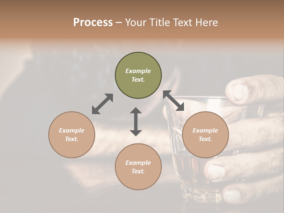 Sleeping Wasted Bar PowerPoint Template