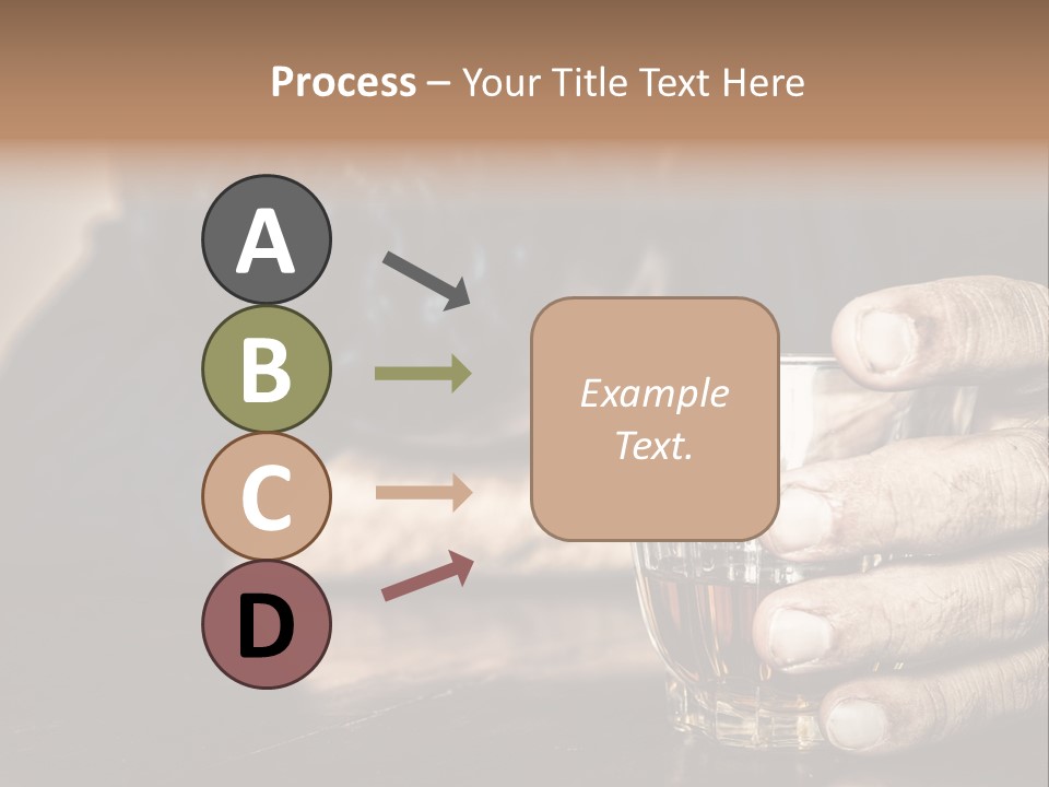 Sleeping Wasted Bar PowerPoint Template