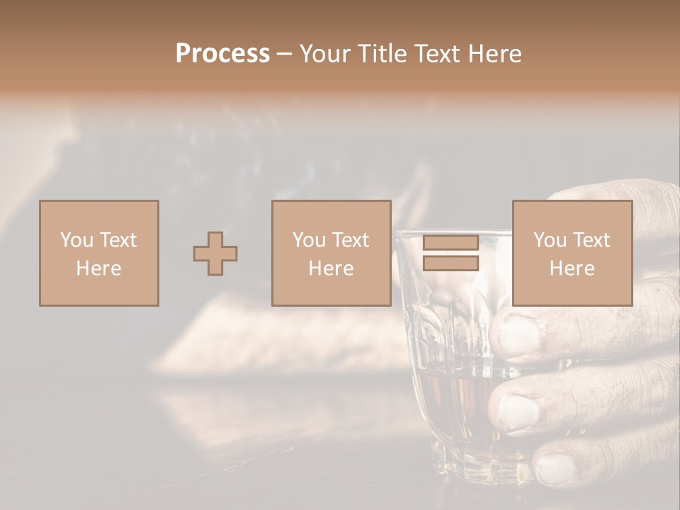 Sleeping Wasted Bar PowerPoint Template
