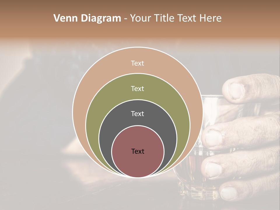 Sleeping Wasted Bar PowerPoint Template