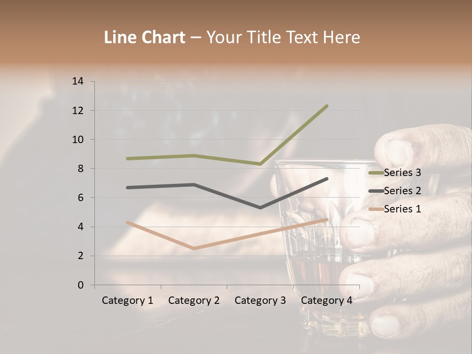 Sleeping Wasted Bar PowerPoint Template