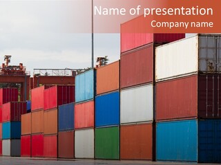 Steel Industry Shipping PowerPoint Template