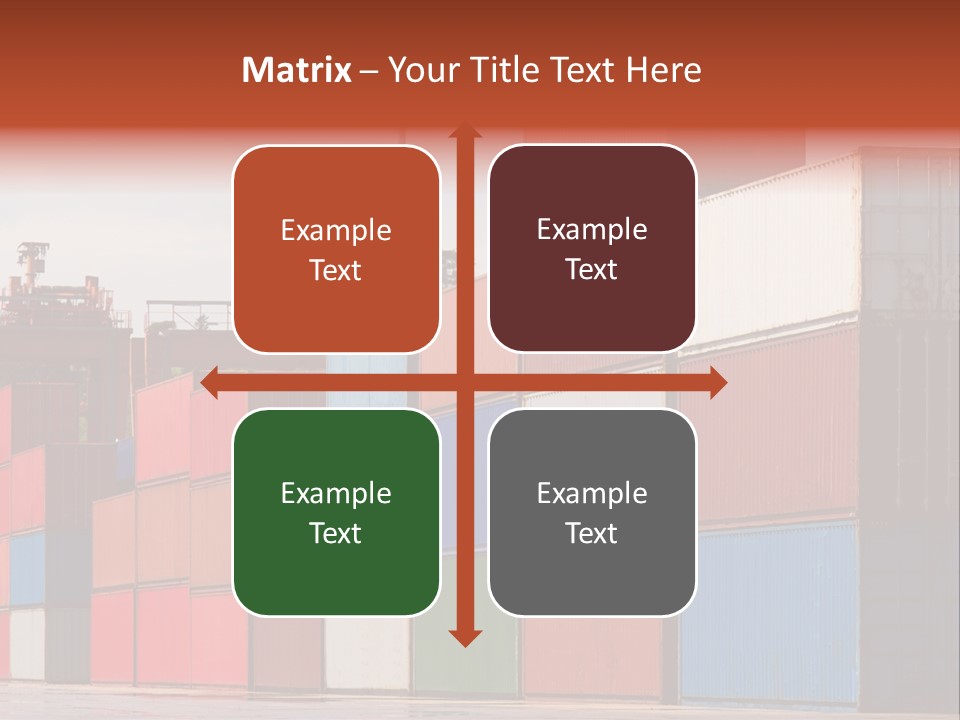Steel Industry Shipping PowerPoint Template