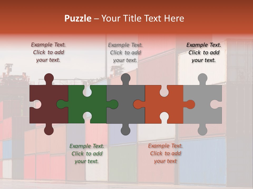 Steel Industry Shipping PowerPoint Template