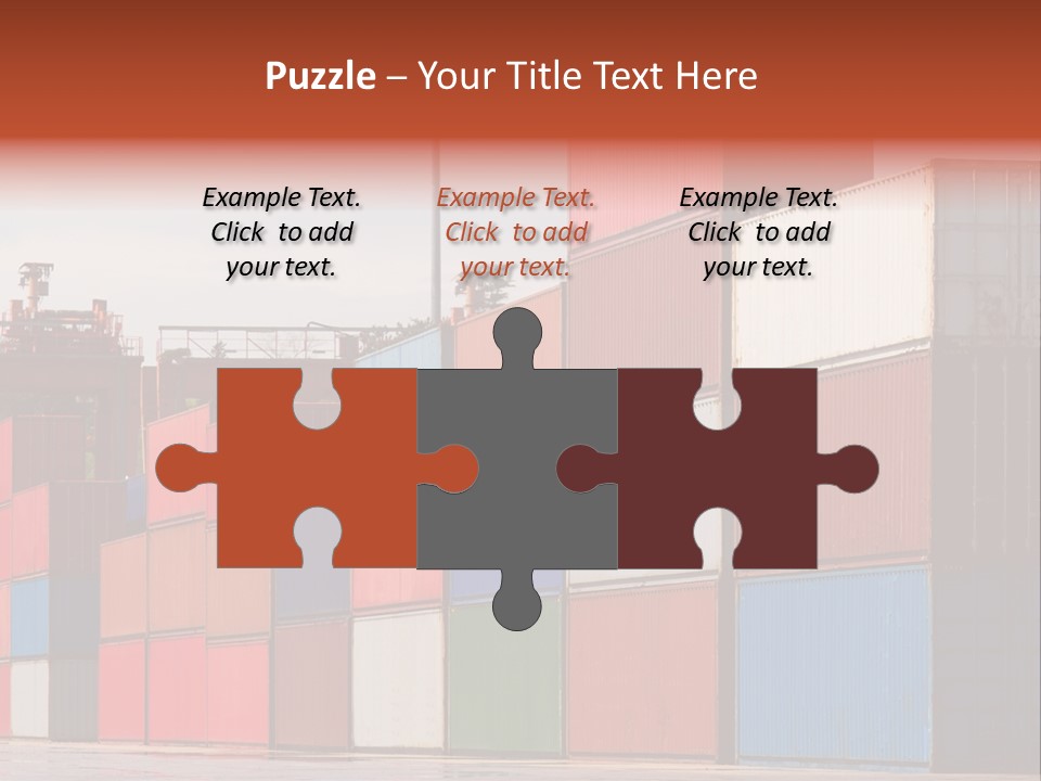 Steel Industry Shipping PowerPoint Template