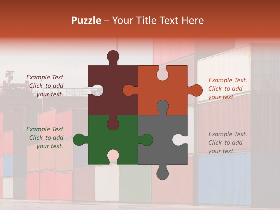 Steel Industry Shipping PowerPoint Template