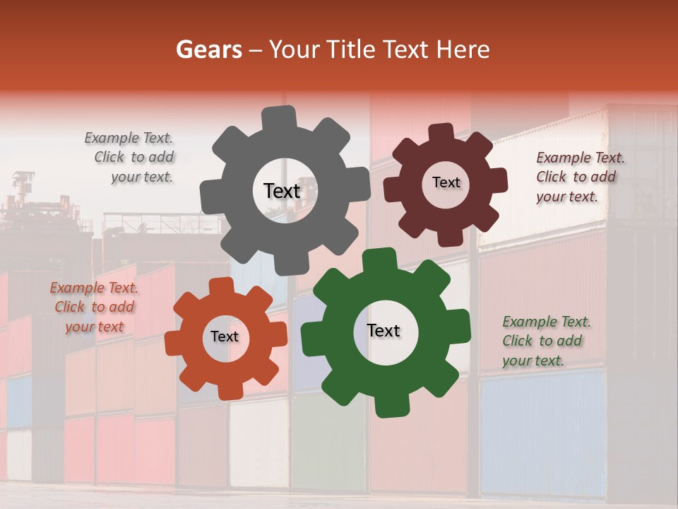Steel Industry Shipping PowerPoint Template