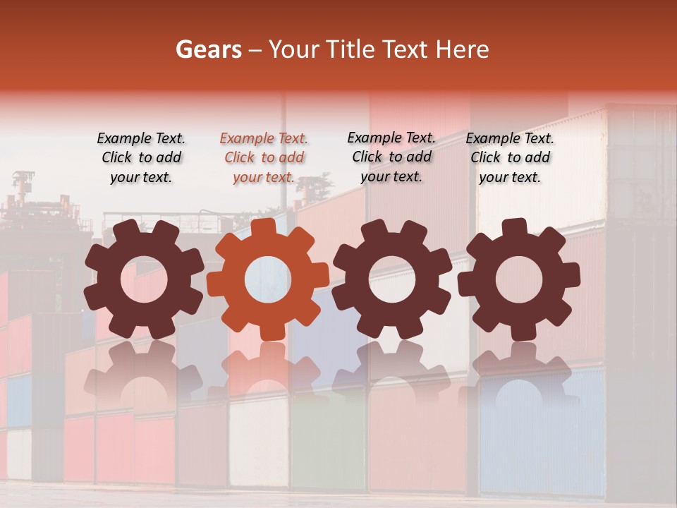 Steel Industry Shipping PowerPoint Template