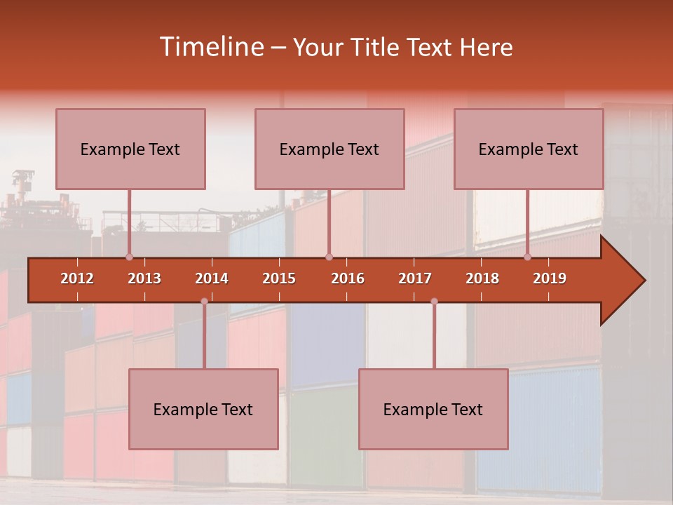 Steel Industry Shipping PowerPoint Template