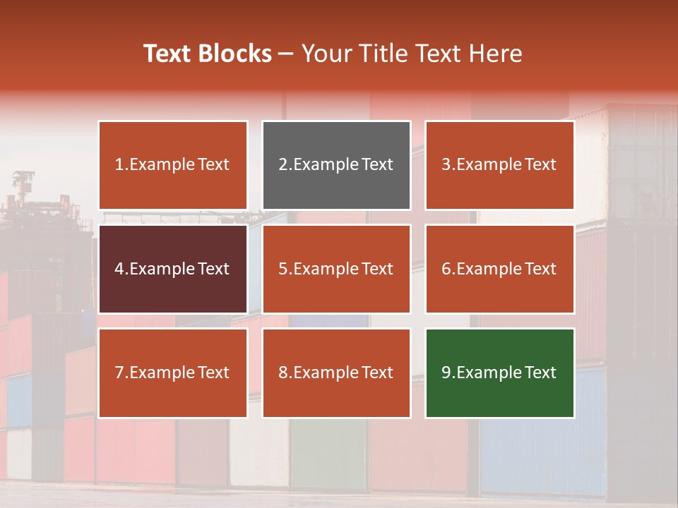 Steel Industry Shipping PowerPoint Template