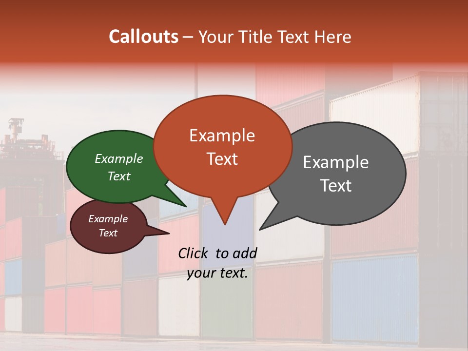 Steel Industry Shipping PowerPoint Template