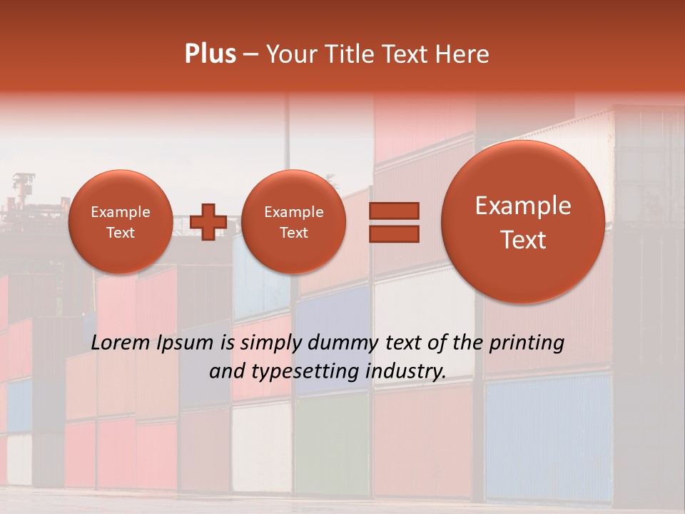 Steel Industry Shipping PowerPoint Template