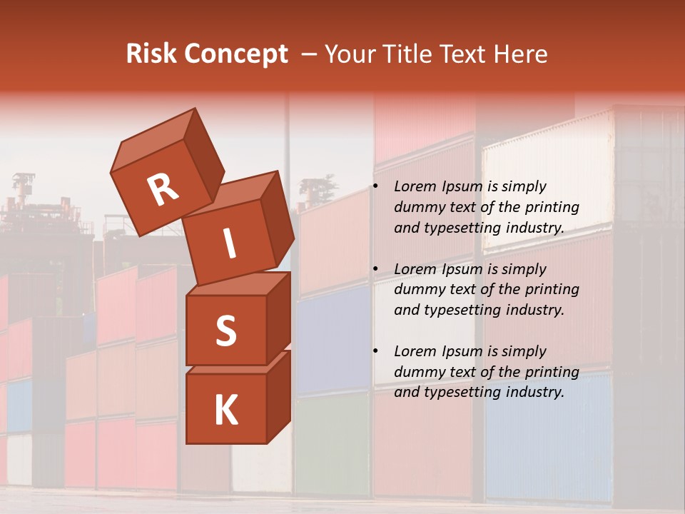 Steel Industry Shipping PowerPoint Template